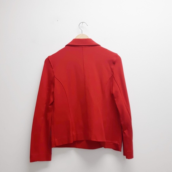 Peck & Peck Red Blazer w/ Black/Gold Buttons 4 - Picture 4 of 4